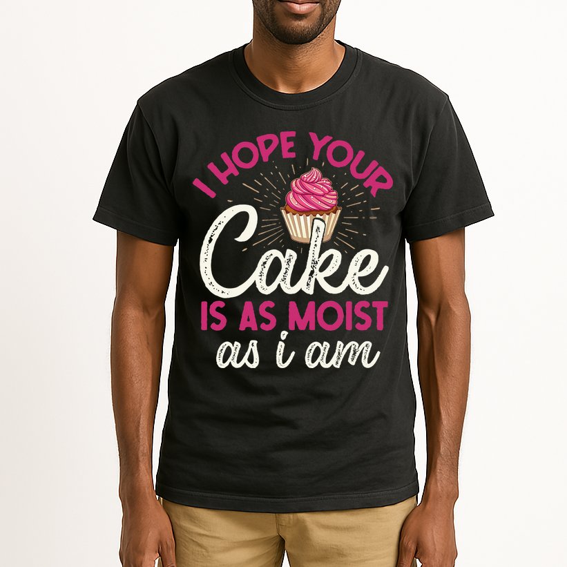 I Hope Your Cake Is As Moist As I Am Tall T-Shirt