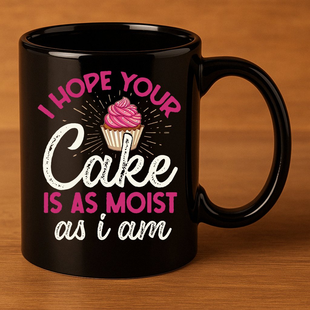 I Hope Your Cake Is As Moist As I Am 11oz C Handle Ceramic Mug