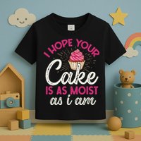 I Hope Your Cake Is As Moist As I Am Toddler T-Shirt