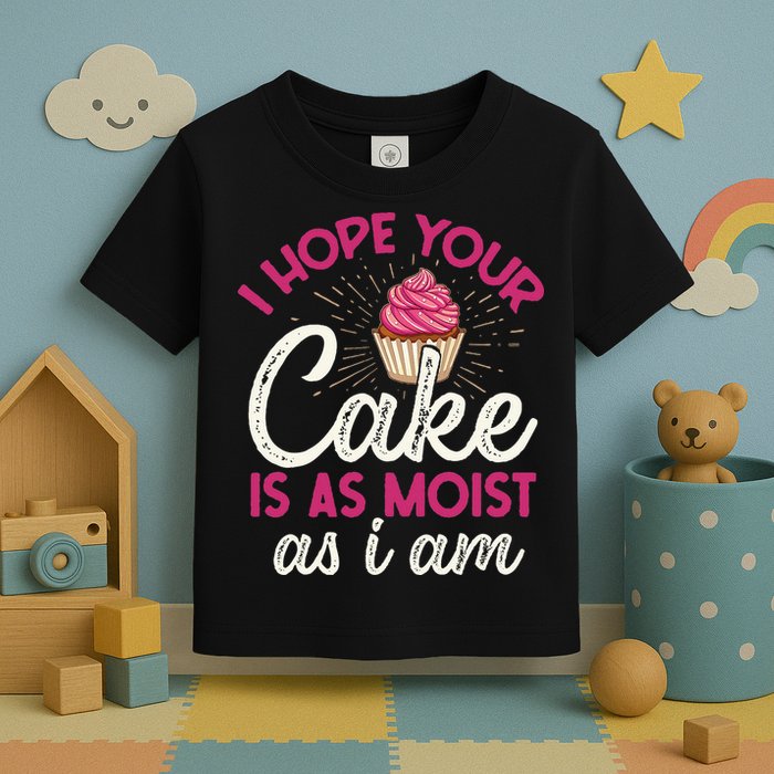 I Hope Your Cake Is As Moist As I Am Toddler T-Shirt
