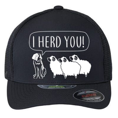 I Herd You Flexfit Unipanel Trucker Cap