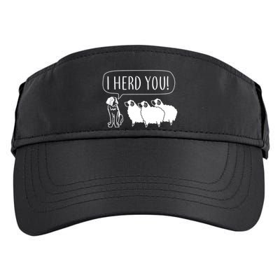 I Herd You Adult Drive Performance Visor