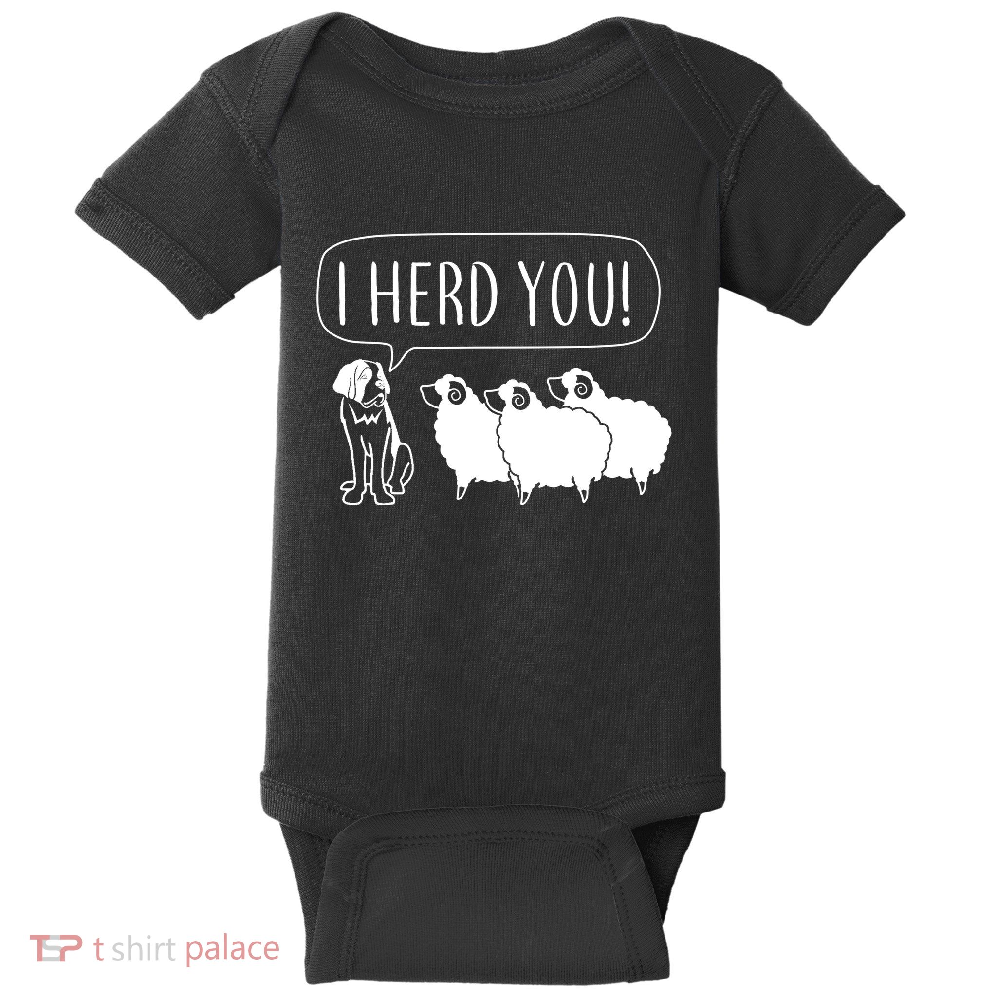 I Herd You Baby Bodysuit