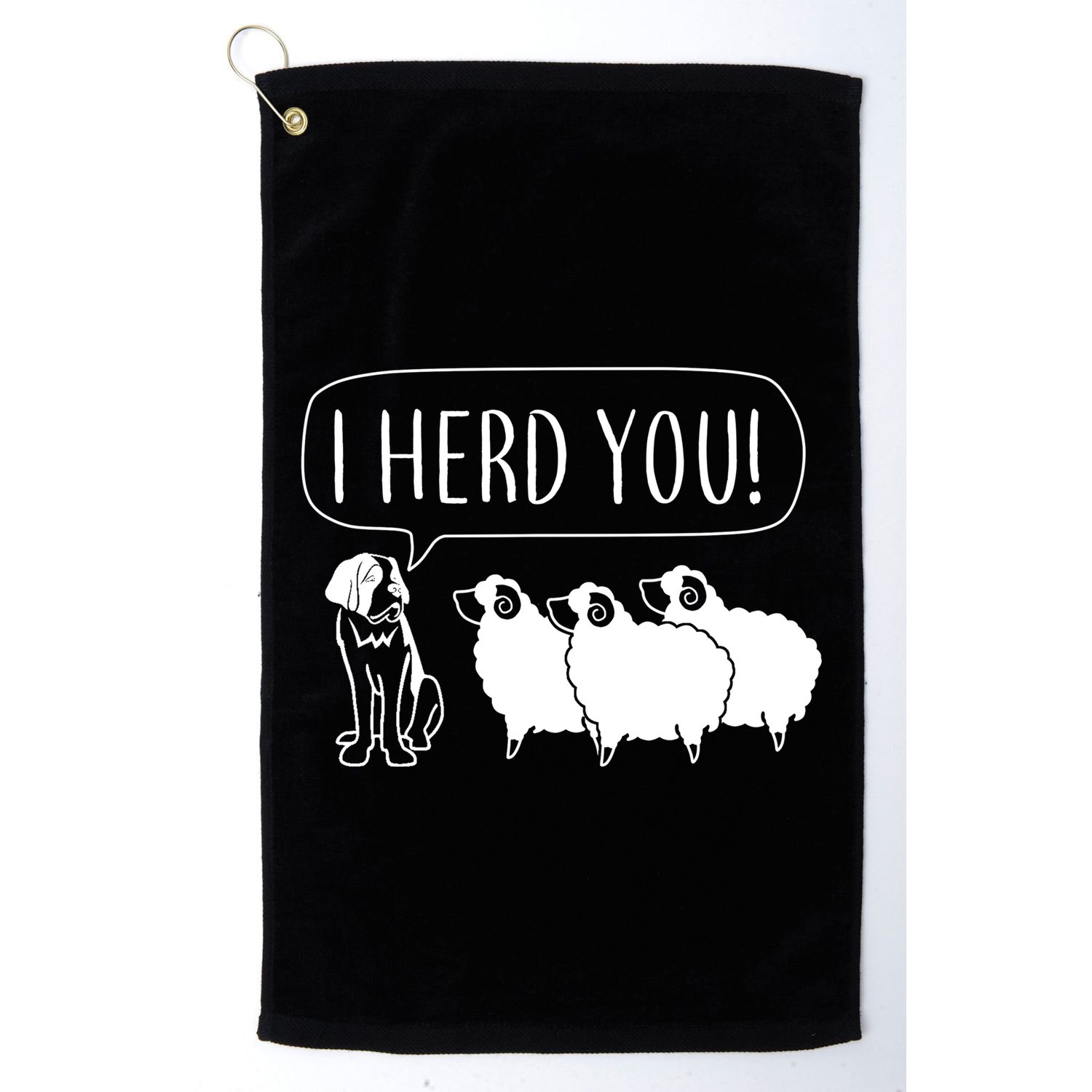 I Herd You Golf Towel