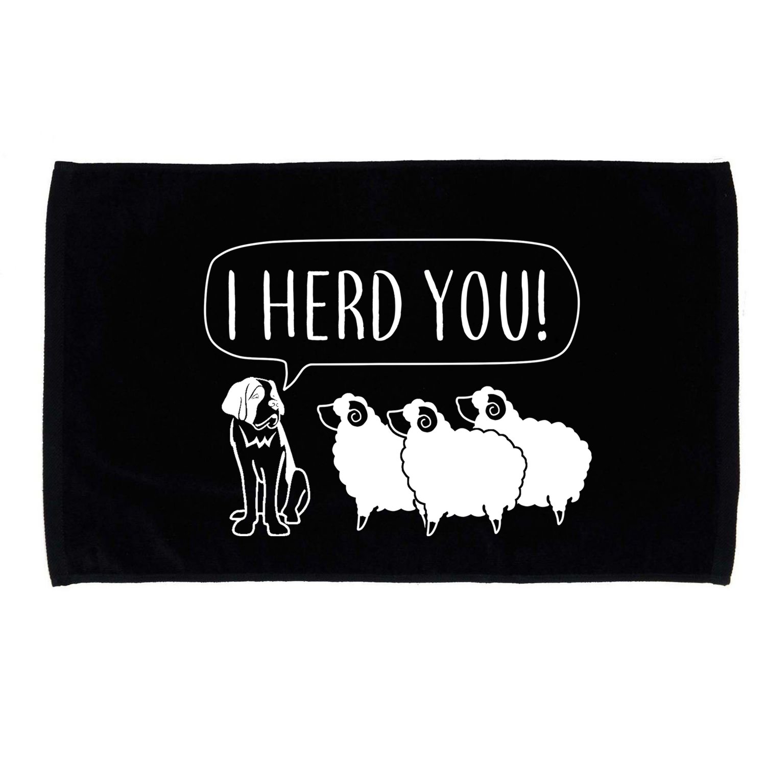 I Herd You Microfiber Hand Towel