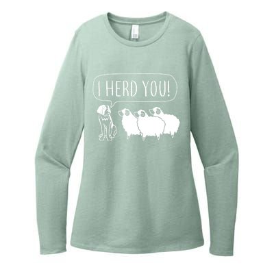 I Herd You Womens CVC Long Sleeve Shirt