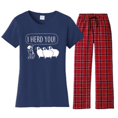 I Herd You Women's Flannel Pajama Set