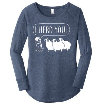 I Herd You Women's Perfect Tri Tunic Long Sleeve Shirt