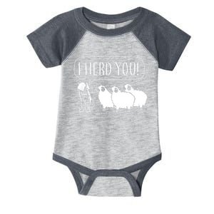 I Herd You Infant Baby Jersey Bodysuit