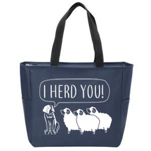 I Herd You Zip Tote Bag