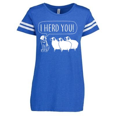 I Herd You Enza Ladies Jersey Football T-Shirt