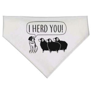 I Herd You USA-Made Doggie Bandana