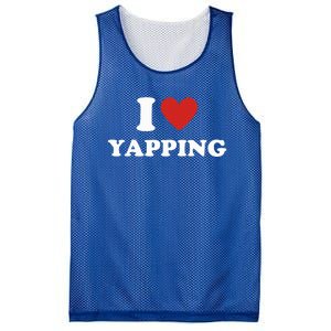 I Heart Yapping I Love Yapping  Mesh Reversible Basketball Jersey Tank