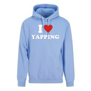 I Heart Yapping I Love Yapping  Unisex Surf Hoodie