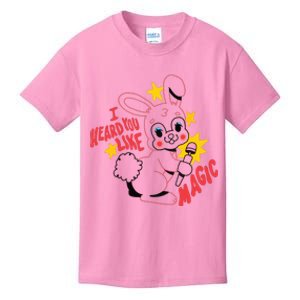 I Heard You Like Magic Pink Rabbit Kids T-Shirt