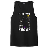 Is He You Know Skeleton Funny PosiCharge Competitor Tank