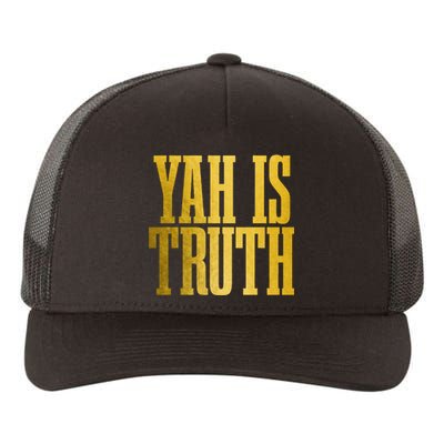 Israelite Hebrew Yah Is Truth Israel Judah Yupoong Adult 5-Panel Trucker Hat