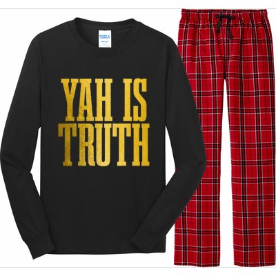 Israelite Hebrew Yah Is Truth Israel Judah Long Sleeve Pajama Set