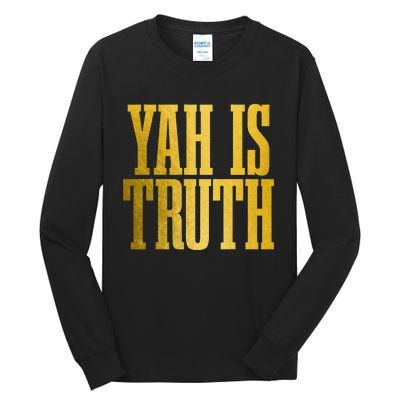 Israelite Hebrew Yah Is Truth Israel Judah Tall Long Sleeve T-Shirt