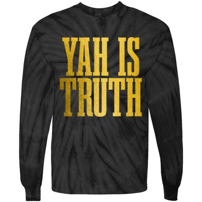 Israelite Hebrew Yah Is Truth Israel Judah Tie-Dye Long Sleeve Shirt