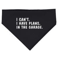 I Heart Yapping I Can't I Have Plans In The Garage Dads USA-Made Doggie Bandana