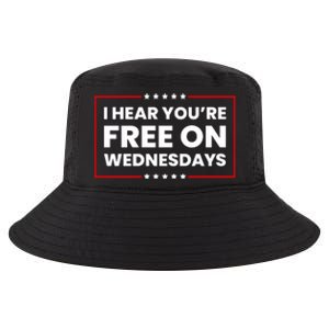 I Hear You’Re Free On Wednesdays Funny Biden Saying Cool Comfort Performance Bucket Hat