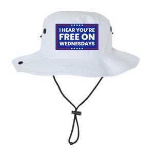 I Hear You’Re Free On Wednesdays Funny Biden Saying Legacy Cool Fit Booney Bucket Hat