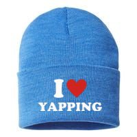 I Heart Yapping I Love Yapping  Sustainable Knit Beanie