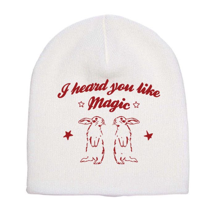 I Heard You Like Magic Short Acrylic Beanie