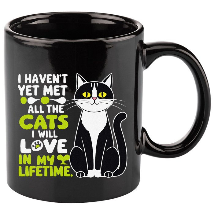 I Haven’T Yet Met All The Cats I Will Love In My Lifetime .Png 11oz C Handle Ceramic Mug
