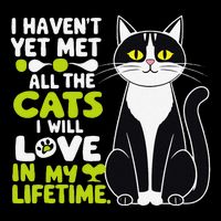 I Haven’T Yet Met All The Cats I Will Love In My Lifetime .Png Zip Tote Bag