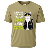 I Haven’T Yet Met All The Cats I Will Love In My Lifetime .Png Cooling Performance Crew T-Shirt