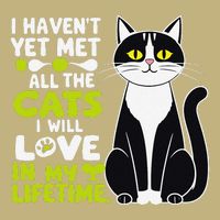 I Haven’T Yet Met All The Cats I Will Love In My Lifetime .Png Cooling Performance Crew T-Shirt