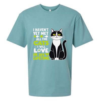I Haven’T Yet Met All The Cats I Will Love In My Lifetime .Png Sueded Cloud Jersey T-Shirt