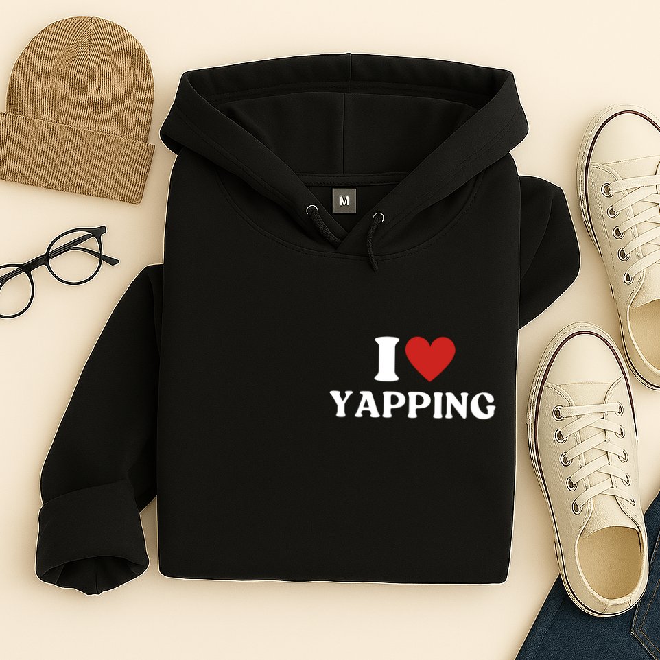 I Heart Yapping I Love Yapping Hoodie