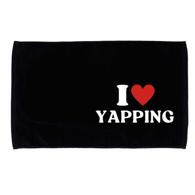 I Heart Yapping I Love Yapping Microfiber Hand Towel