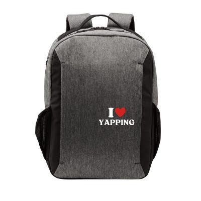 I Heart Yapping I Love Yapping Vector Backpack