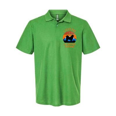 I Hear You IM Just Not Listening Stubborn Husky Dog Softstyle Adult Sport Polo