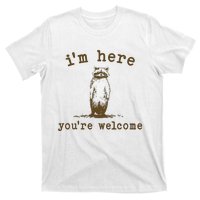 IM Here You Are Welcome Retro T-Shirt