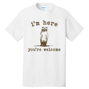 IM Here You Are Welcome Retro Tall T-Shirt