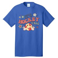 ItS Hockey YAll Game Day Happy Hippie Face Sport Lovers Gift Tall T-Shirt