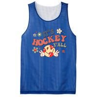 ItS Hockey YAll Game Day Happy Hippie Face Sport Lovers Gift Mesh Reversible Basketball Jersey Tank