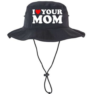 I Heart Your Mom Gift Funny I Love My Mom I Love Hot Moms Joke Gift Legacy Cool Fit Booney Bucket Hat