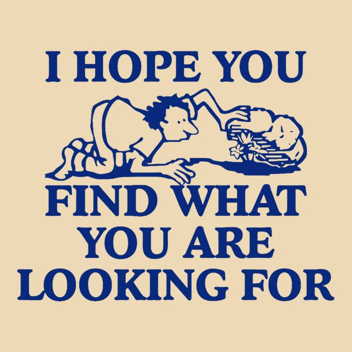 I Hope You Find What You Are Looking For Baby Blue Design Zip Tote Bag