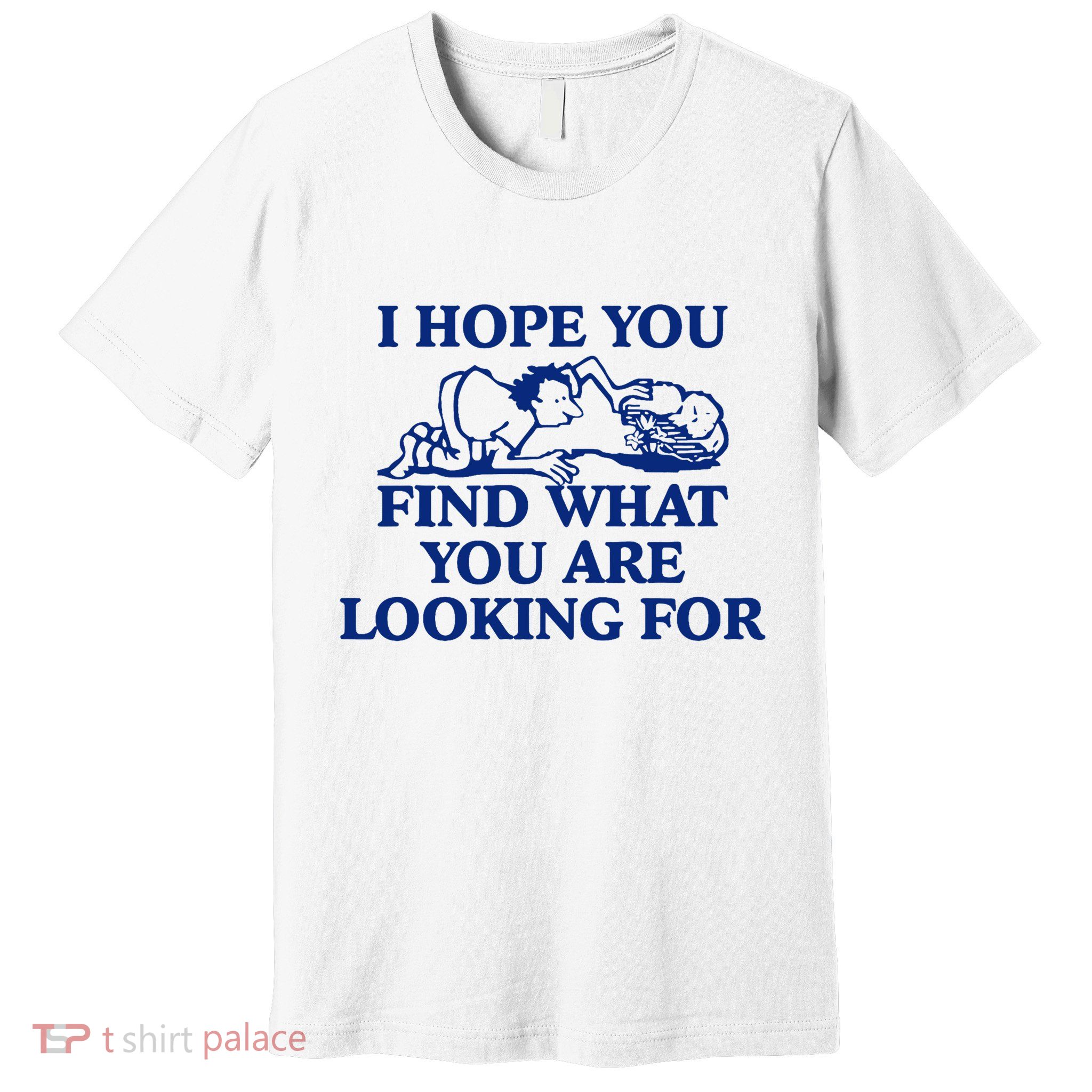 I Hope You Find What You Are Looking For Baby Blue Design Premium T-Shirt