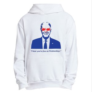 I Hear YouRe Free On Wednesdays Funny Anti Trump Urban Pullover Hoodie