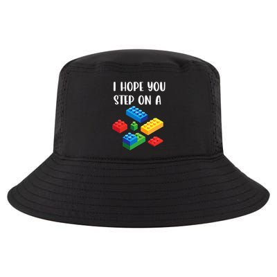 I Hope You Step On A Blocks Bricks Play Toys Building Toy Cool Comfort Performance Bucket Hat
