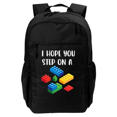 I Hope You Step On A Blocks Bricks Play Toys Building Toy Daily Commute Backpack