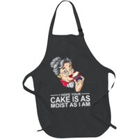 I Hope Your Cake Is As Moist As I Am Funny Apron