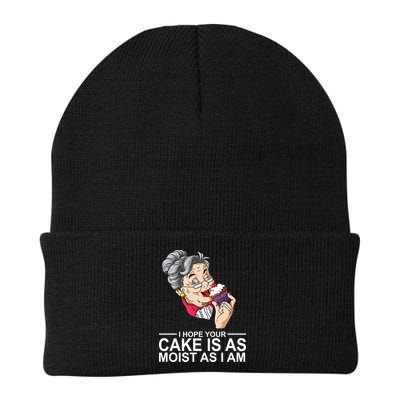 I Hope Your Cake Is As Moist As I Am Funny Beanie